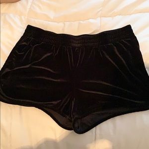 velvet short shorts
